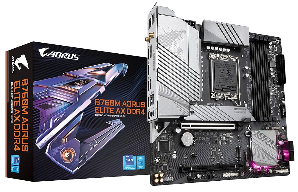 Amazon | GIGABYTE マザーボード B760M AORUS ELITE AX DDR4